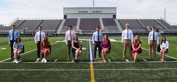 2020 Napoleon High School Homecoming Court